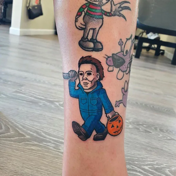 Michael Myers tattoo 25