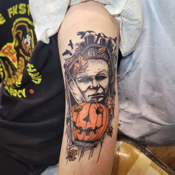 Michael Myers tattoo 32