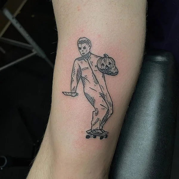 Michael Myers tattoo 49