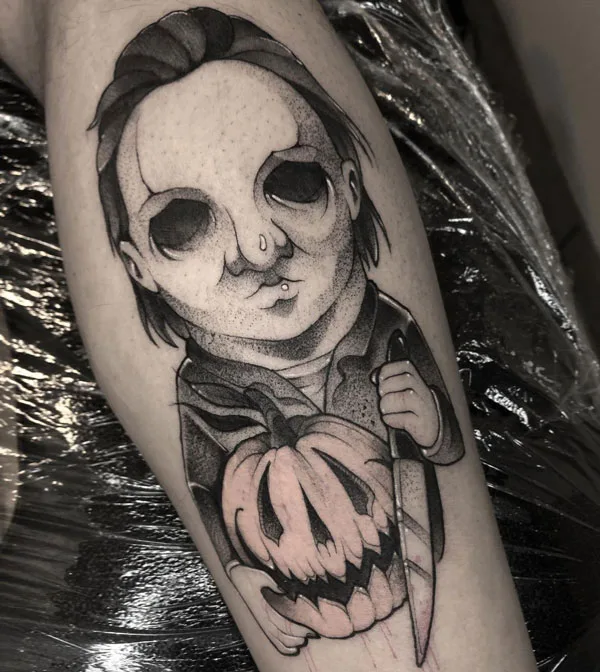 Michael Myers tattoo 51
