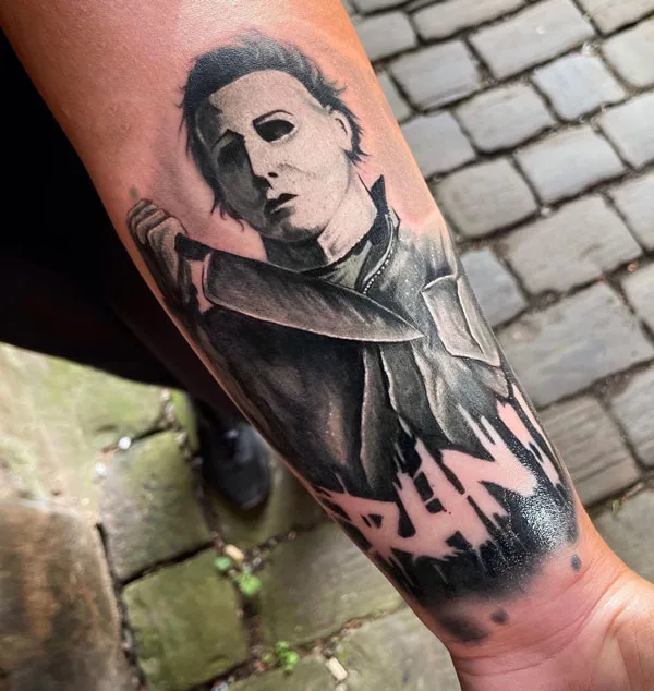 Michael Myers tattoo 55
