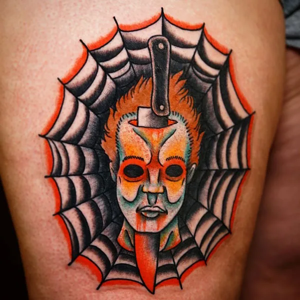 Michael Myers tattoo 6