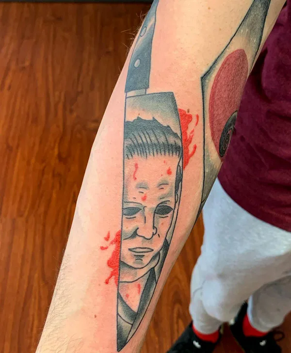 Michael Myers tattoo 68