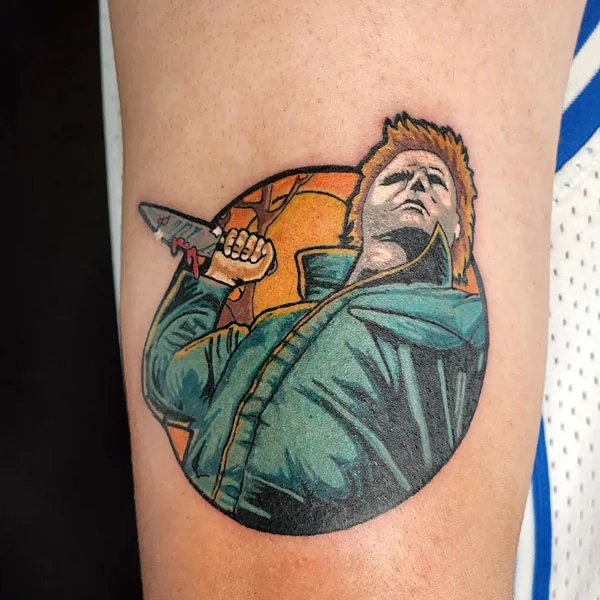 Michael Myers tattoo 69