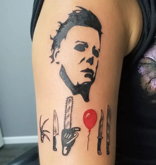 Michael Myers tattoo 76