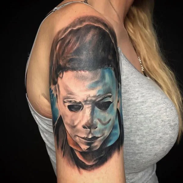 Michael Myers tattoo 8