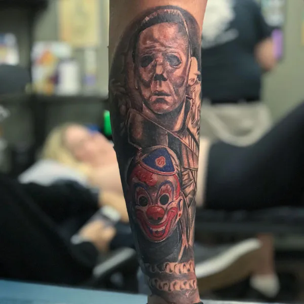 Michael Myers tattoo 9