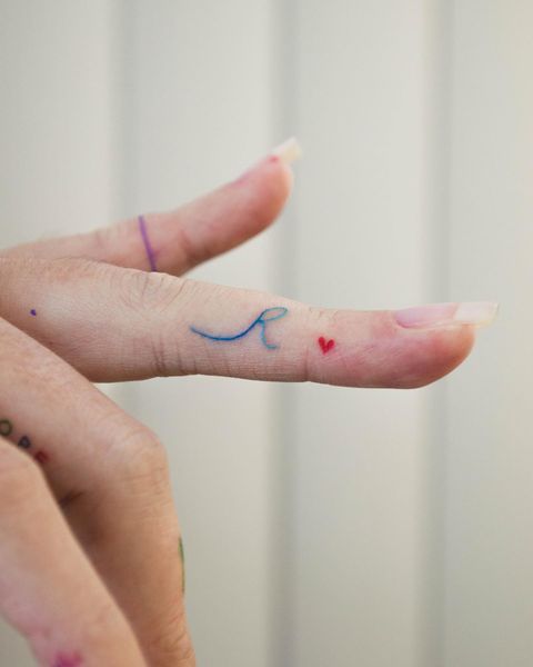 Minimalist Love Heart Tattoo Designs for Girls