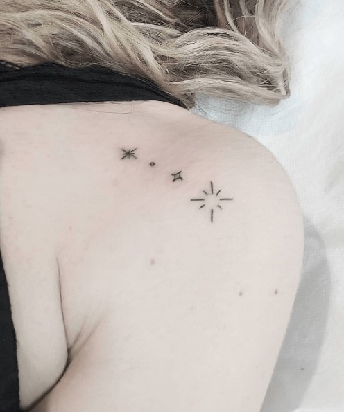 Mixed Vector Star Tattoo Mixed Vector Star Tattoo