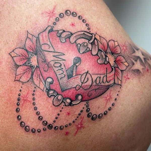 Mom and dad tattoo 102