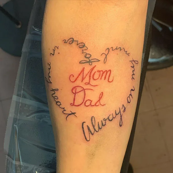 Mom and dad tattoo 20