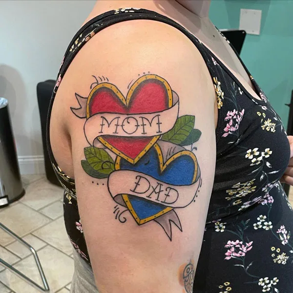 Mom and dad tattoo 23