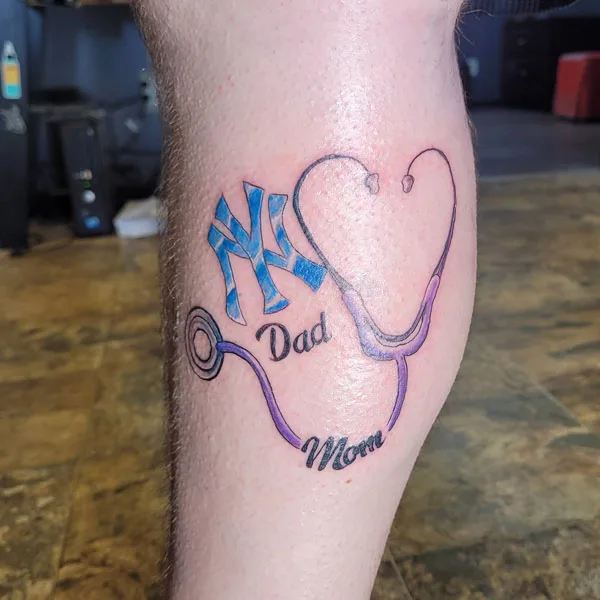 Mom and dad tattoo 24