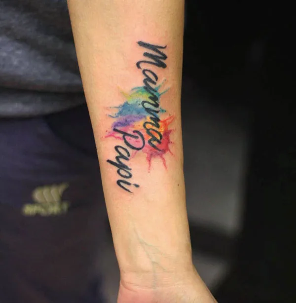 Mom and dad tattoo 35