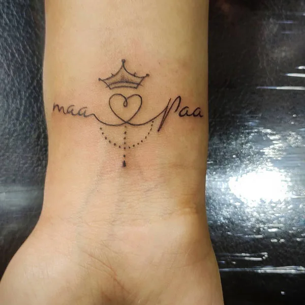Mom and dad tattoo 37