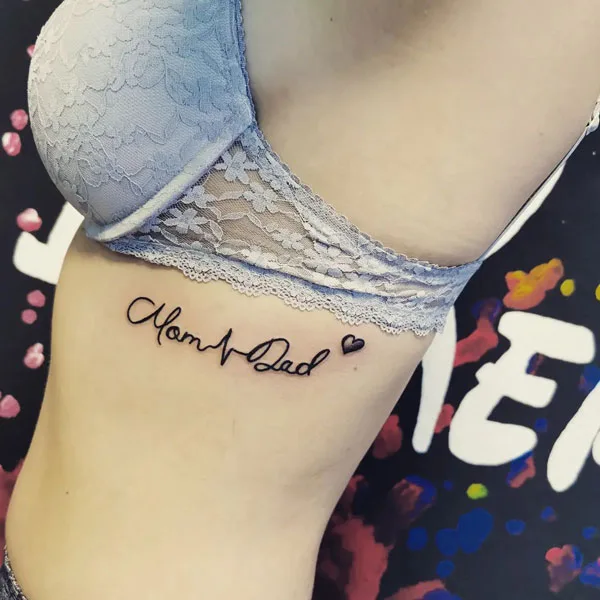 Mom and dad tattoo 48