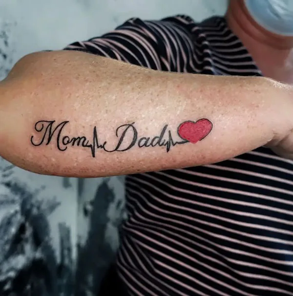 Mom and dad tattoo 49