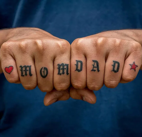 Mom and dad tattoo 5