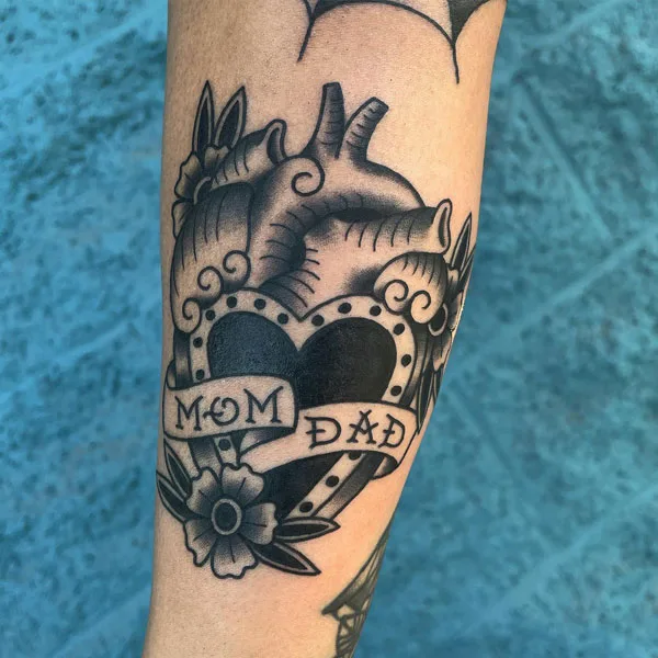 Mom and dad tattoo 54