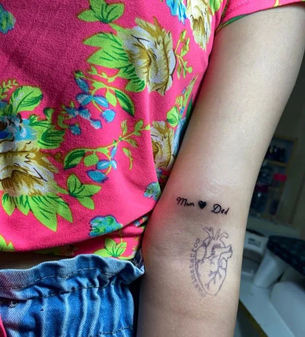 Mom and dad tattoo 55