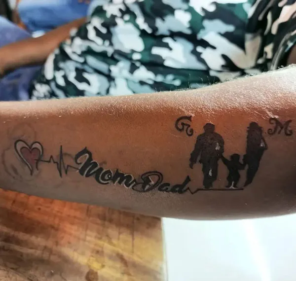 Mom and dad tattoo 57