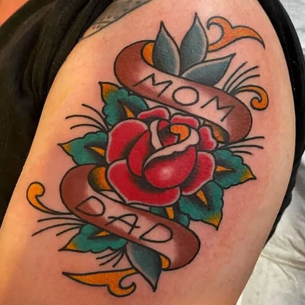 Mom and dad tattoo 58