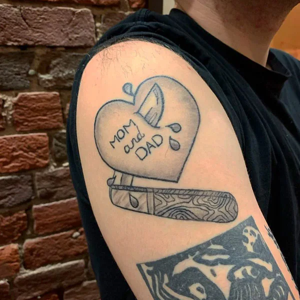 Mom and dad tattoo 6