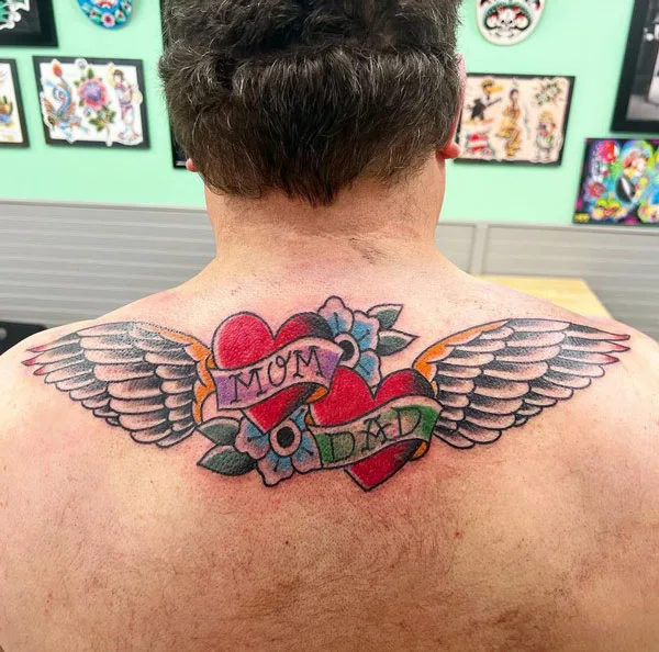 Mom and dad tattoo 70
