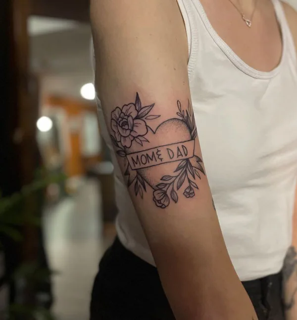 Mom and dad tattoo 71