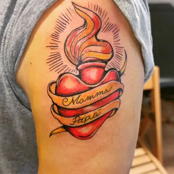 Mom and dad tattoo 84