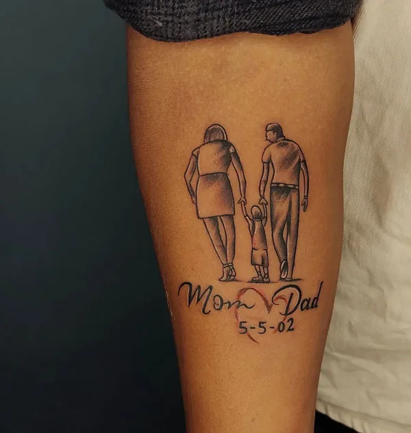 Mom and dad tattoo 85
