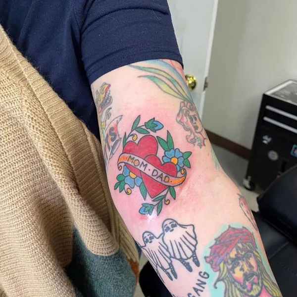 Mom and dad tattoo 86