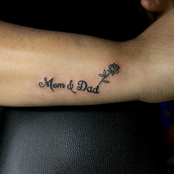 Mom and dad tattoo 91