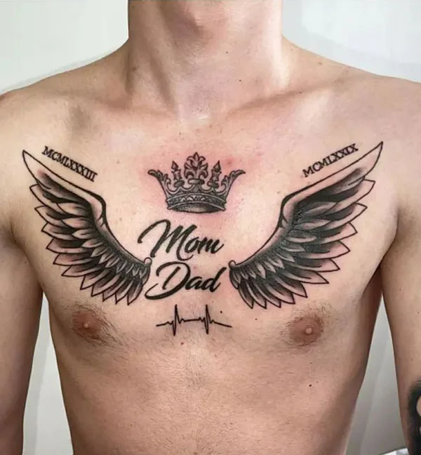 Mom and dad tattoo 92
