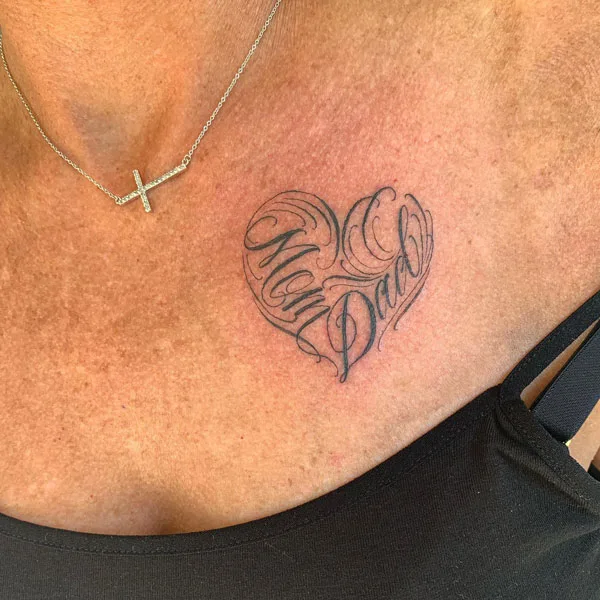 Mom and dad tattoo 96