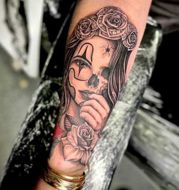 Money Rose Chicano Tattoo 2