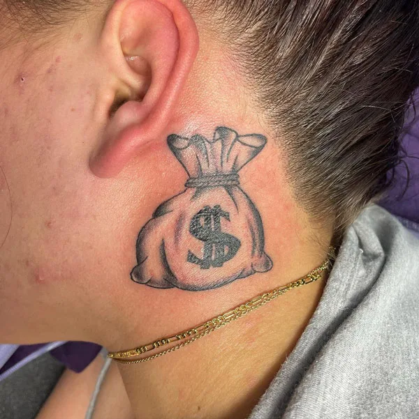 Money bag tattoo 18