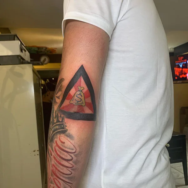 Money bag tattoo 27