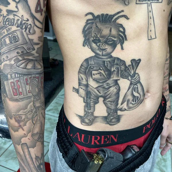 Money bag tattoo 28