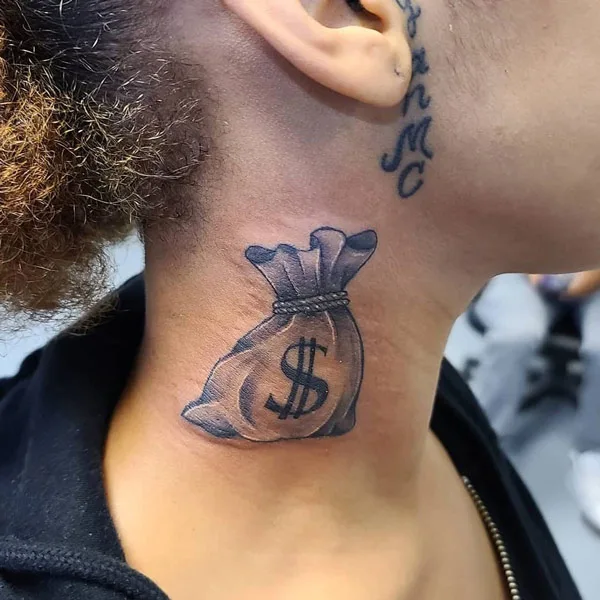 Money bag tattoo 31