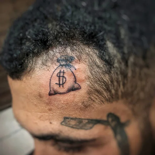 Money bag tattoo 32
