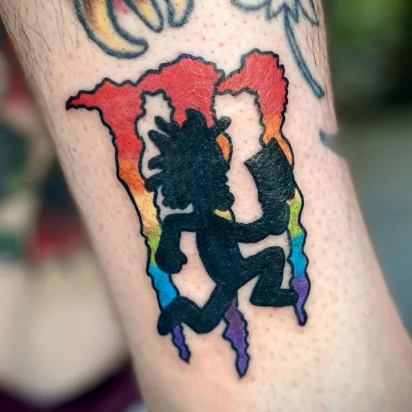 Monster energy hatchet man tattoo