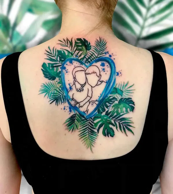 Monstera tattoo 24
