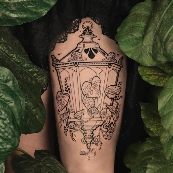 Monstera tattoo 48