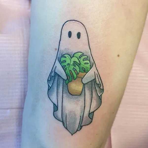 Monstera tattoo 50