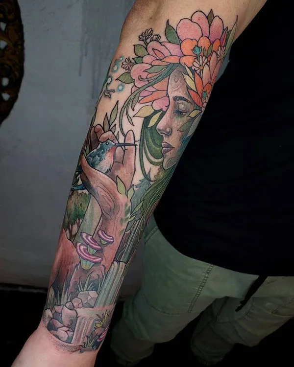 Mother Nature Tattoo 1