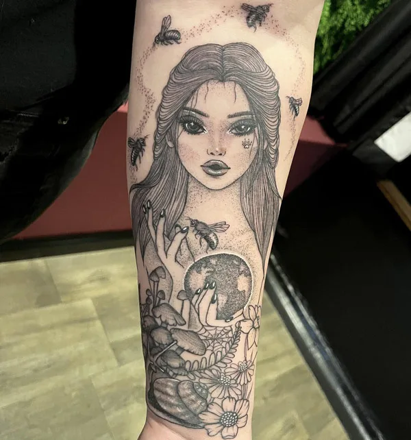 Mother Nature Tattoo 2