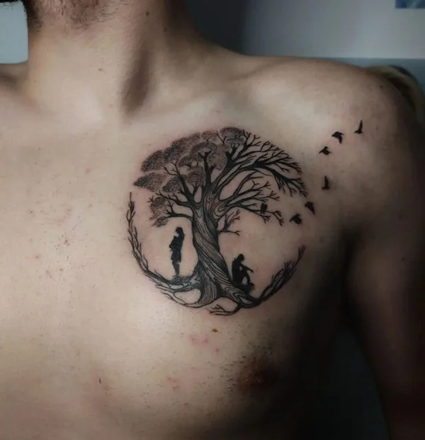 Motherhood Tree Of Life Tattoo 1