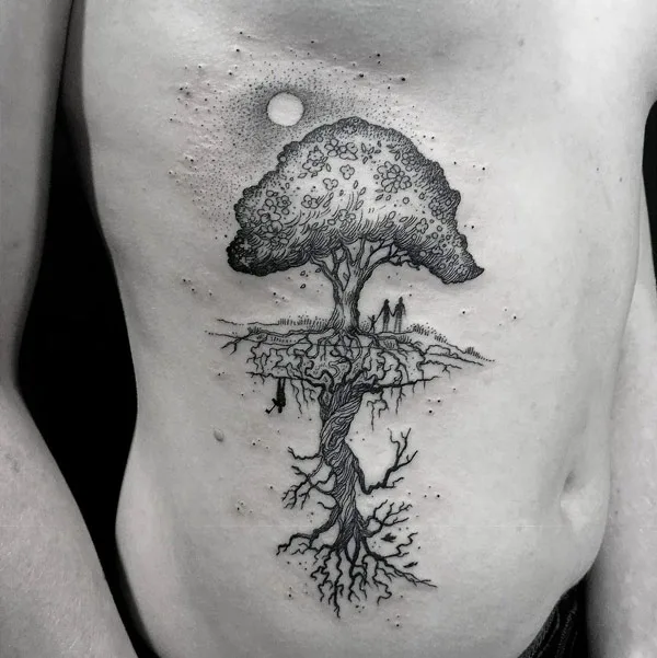 Motherhood Tree Of Life Tattoo 2