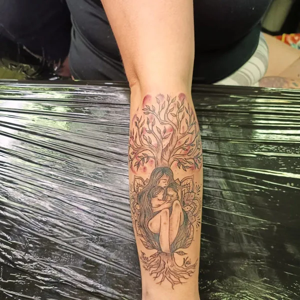 Motherhood Tree Of Life Tattoo 3